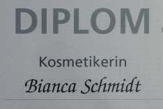 Diplom Kosmetikerin